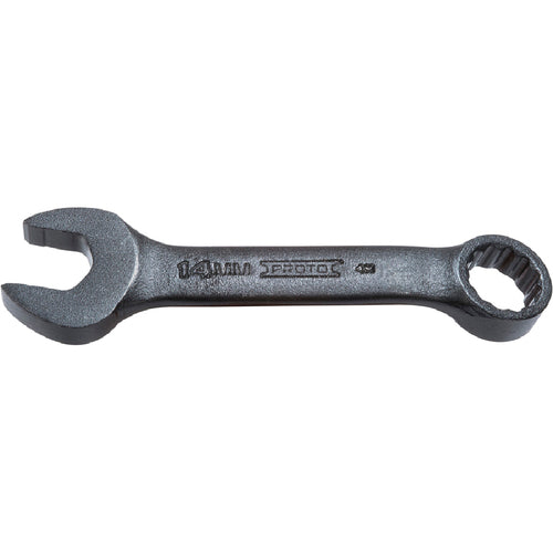 ‎Proto Black Oxide Metric Short Combination Wrench 14 mm - 12 Point - Industrial Tool & Supply