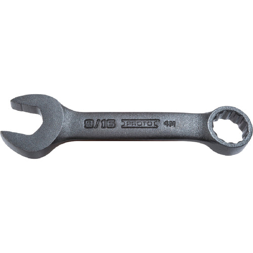 ‎Proto Black Oxide Short Combination Wrench 9/16″ - 12 Point - Industrial Tool & Supply