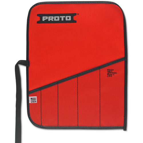 Proto Red Canvas 5-Pocket Tool Roll - Industrial Tool & Supply