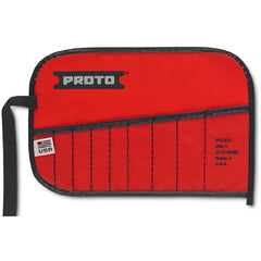 Proto Red Canvas 9-Pocket Tool Roll - Industrial Tool & Supply