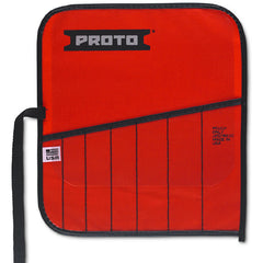 Proto Red Canvas 7-Pocket Tool Roll - Industrial Tool & Supply