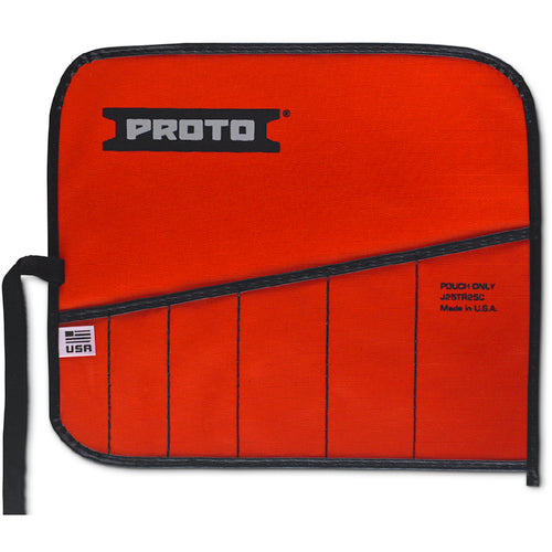 Proto Red Canvas 6-Pocket Tool Roll - Industrial Tool & Supply