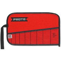 Proto Red Canvas 9-Pocket Tool Roll - Industrial Tool & Supply