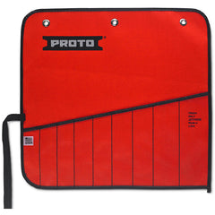 Proto Red Canvas 9-Pocket Tool Roll - Industrial Tool & Supply