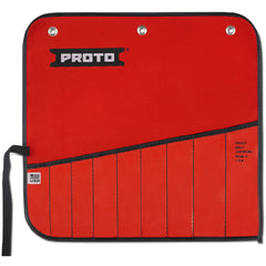 Proto Red Canvas 9-Pocket Tool Roll - Industrial Tool & Supply