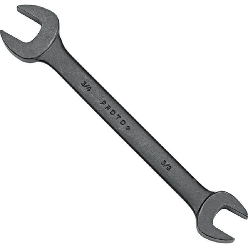 Proto Black Oxide Open-End Wrench - 3/8″ × 7/16″ - Industrial Tool & Supply