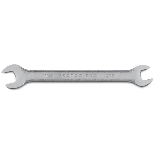 Proto Satin Open-End Wrench - 10 mm × 11 mm - Industrial Tool & Supply