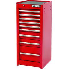 Proto® 440SS Side Cabinet - 9 Drawer, Black - Industrial Tool & Supply