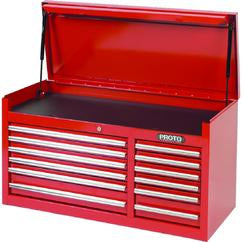 Proto® 440SS 41" Top Chest - 12 Drawer, Black - Industrial Tool & Supply