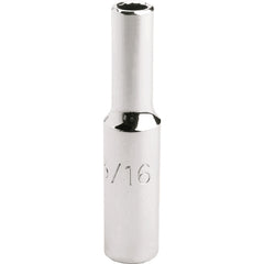 ‎Proto 1/4″ Drive Deep Socket 1/2″ - 12 Point - Industrial Tool & Supply