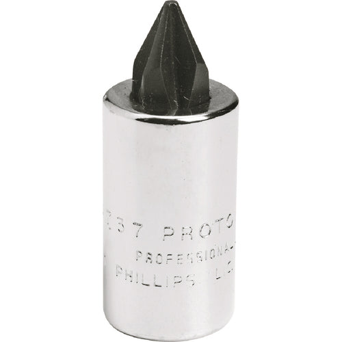 Proto 1/4″ Drive Phillips Screwdriver Bit Socket - # 2 - Industrial Tool & Supply