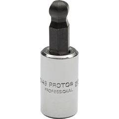 ‎Proto 1/4″ Drive Ball End Hex Bit Socket - 7/64″ - Industrial Tool & Supply