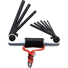 Proto Tether-Ready 9 Piece Folding Hex Key Set - Industrial Tool & Supply