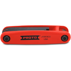 Proto 9 Piece Folding Hex Key Set - Industrial Tool & Supply