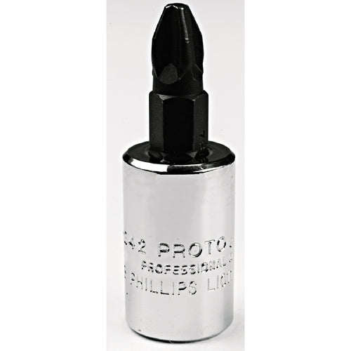 Proto 3/8″ Drive Phillips Screwdriver Bit Socket - #3 - Industrial Tool & Supply
