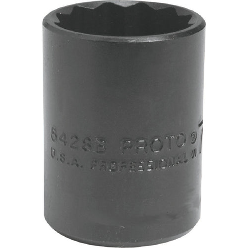 ‎Proto 1/2″ Drive Black Oxide Socket 11/16″ - 12 Point - Industrial Tool & Supply