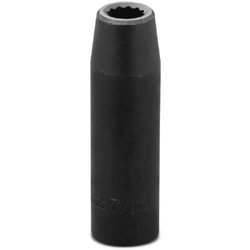 ‎Proto 1/2″ Drive Deep Impact Socket 7/16″ - 12 Point - Industrial Tool & Supply