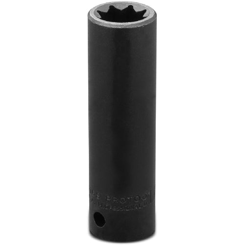 ‎Proto 1/2″ Drive Deep Impact Socket 1/2″ - 8 Point - Industrial Tool & Supply