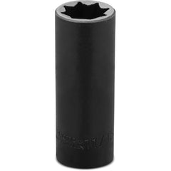 ‎Proto 1/2″ Drive Deep Impact Socket 11/16″ - 8 Point - Industrial Tool & Supply