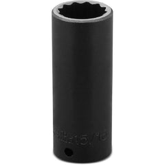 ‎Proto 1/2″ Drive Deep Impact Socket 15/16″ - 12 Point - Industrial Tool & Supply