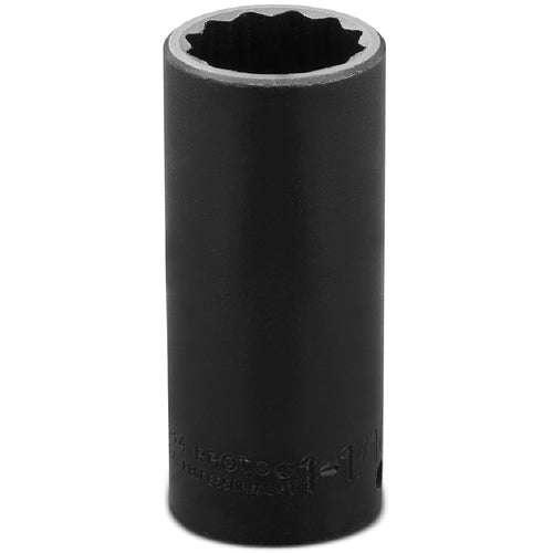 ‎Proto 1/2″ Drive Deep Impact Socket 1-1/16″ - 12 Point - Industrial Tool & Supply