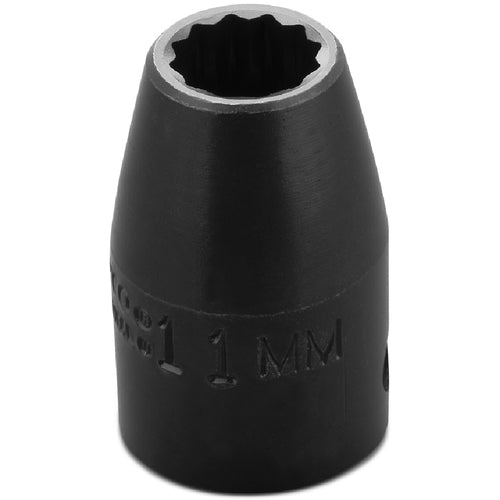 ‎Proto 1/2″ Drive Thin Wall Impact Socket 11 mm - 12 Point - Industrial Tool & Supply