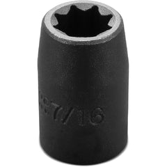 ‎Proto 1/2″ Drive Impact Socket 7/16″ - 8 Point - Industrial Tool & Supply