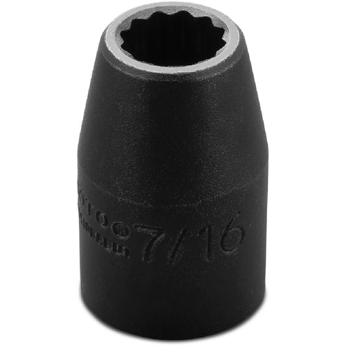 ‎Proto 1/2″ Drive Impact Socket 7/16″ - 12 Point - Industrial Tool & Supply