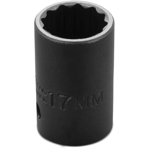 ‎Proto 1/2″ Drive Thin Wall Impact Socket 17 mm - 12 Point - Industrial Tool & Supply