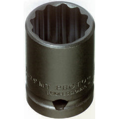 ‎Proto 1/2″ Drive Thin Wall Impact Socket 18 mm - 12 Point - Industrial Tool & Supply