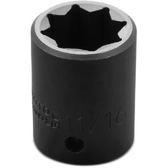 ‎Proto 1/2″ Drive Impact Socket 11/16″ - 8 Point - Industrial Tool & Supply