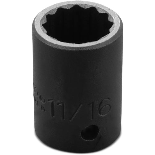 ‎Proto 1/2″ Drive Impact Socket 11/16″ - 12 Point - Industrial Tool & Supply