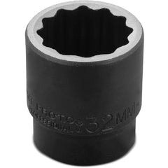 ‎Proto 1/2″ Drive Thin Wall Impact Socket 32 mm - 12 Point - Industrial Tool & Supply