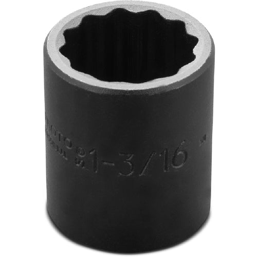 ‎Proto 1/2″ Drive Impact Socket 1-3/16″ - 12 Point - Industrial Tool & Supply