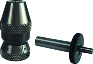 0 - 1/16" Capacity - 0JT Mount - Micro Drill Adapter w/ Keyless Chuck - Industrial Tool & Supply