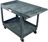 Service Cart - 31-1/8 x 17-1/8'' 2 Shelves 550 lb Capacity - Industrial Tool & Supply