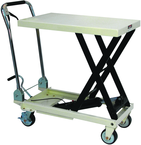 SLT-330F, Scissor Lift Table With Folding Handle - Industrial Tool & Supply