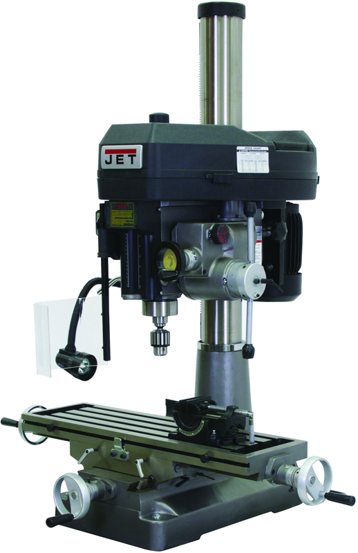 JMD-18PFN Mill/Drill With Power Downfeed 115/230V 1PH - Industrial Tool & Supply