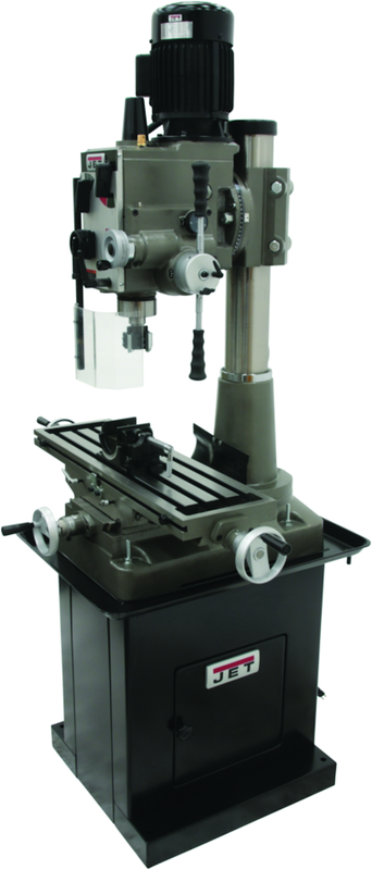 JMD-45GHPF Geared Head Square Column Mill Drill with Power Downfeed - Industrial Tool & Supply