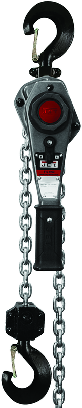 JLH Series 1-1/2 Ton Lever Hoist, 10' Lift with Overload Protection & Shipyard Hooks - Industrial Tool & Supply