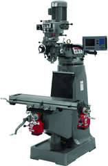 JTM-2 Mill With 3-Axis ACU-RITE 200S DRO (Quill) With X and Y-Axis Powerfeeds - Industrial Tool & Supply