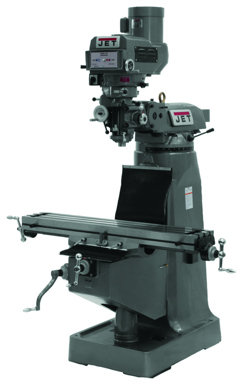 JTM-4VS-1 Variable Speed Vertical Milling Machine 115/230V 1PH - Industrial Tool & Supply