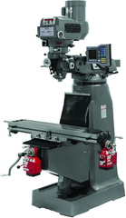 JTM-4VS Mill With 3-Axis ACU-RITE VUE DRO (Knee) With X-Axis Powerfeed - Industrial Tool & Supply