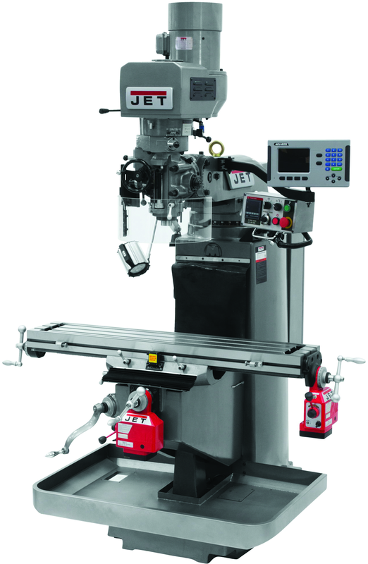 JTM-949EVS Mill With Acu-Rite 200S DRO With X and Y-Axis Powerfeeds - Industrial Tool & Supply