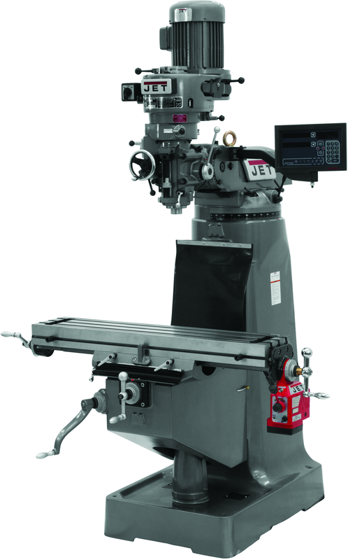 JTM-1 Mill With Newall DP700 DRO With X-Axis Powerfeed - Industrial Tool & Supply