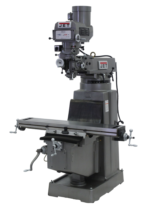 JTM-1050 Mill With Newall DP700 DRO With X-Axis Powerfeed - Industrial Tool & Supply