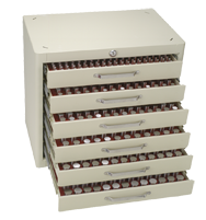 .251 to .832 - Plus (Go) Fit - 4-Drawer Unit Gage Pin - Industrial Tool & Supply