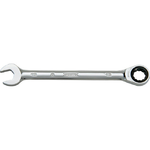 ‎Proto Full Polish Combination Non-Reversible Ratcheting Wrench 8 mm - 12 Point - Industrial Tool & Supply