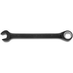 Proto Black Chrome Combination Non-Reversible Ratcheting Wrench 14 mm - Spline - Industrial Tool & Supply