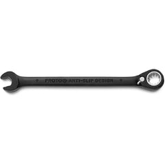 Proto Black Chrome Combination Reversible Ratcheting Wrench 9 mm - Spline - Industrial Tool & Supply